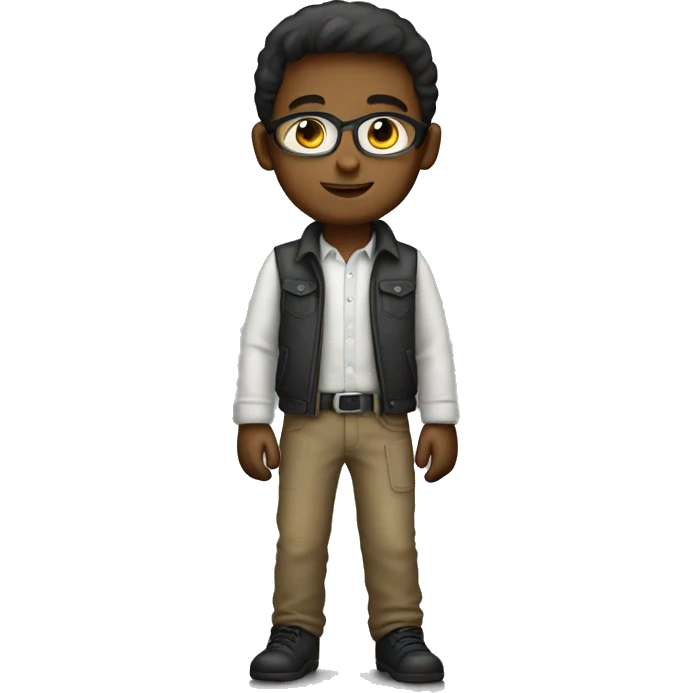 Young developer in Apple emoji