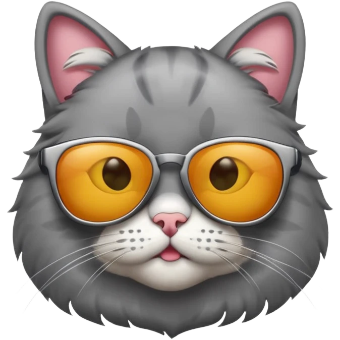 Cat wearing sunglasses emoji