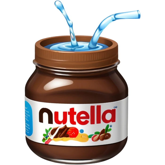 Nutella mit Wasser emoji