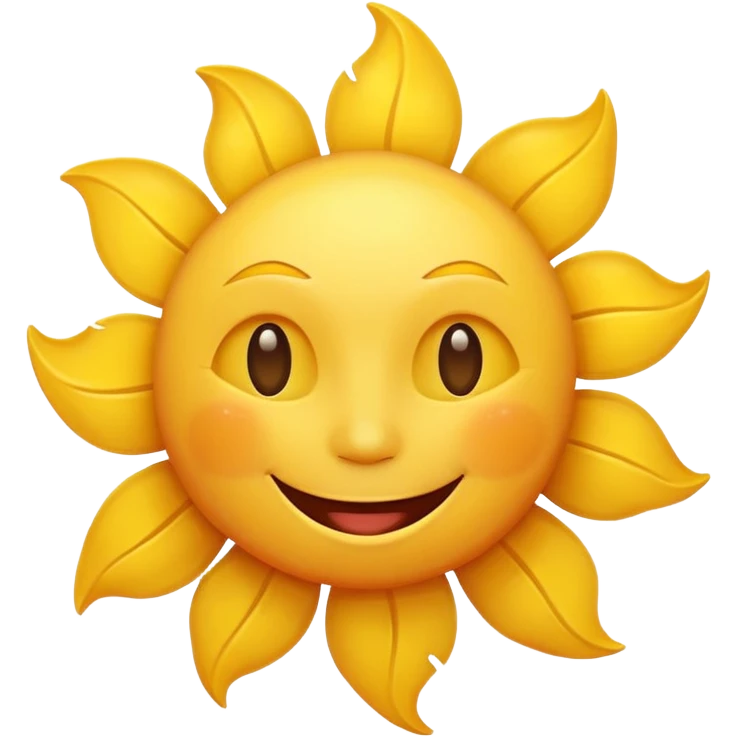 smiling sun emoji emoji