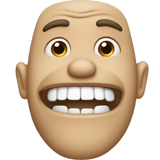 Simple emoji, perfect jaw  emoji