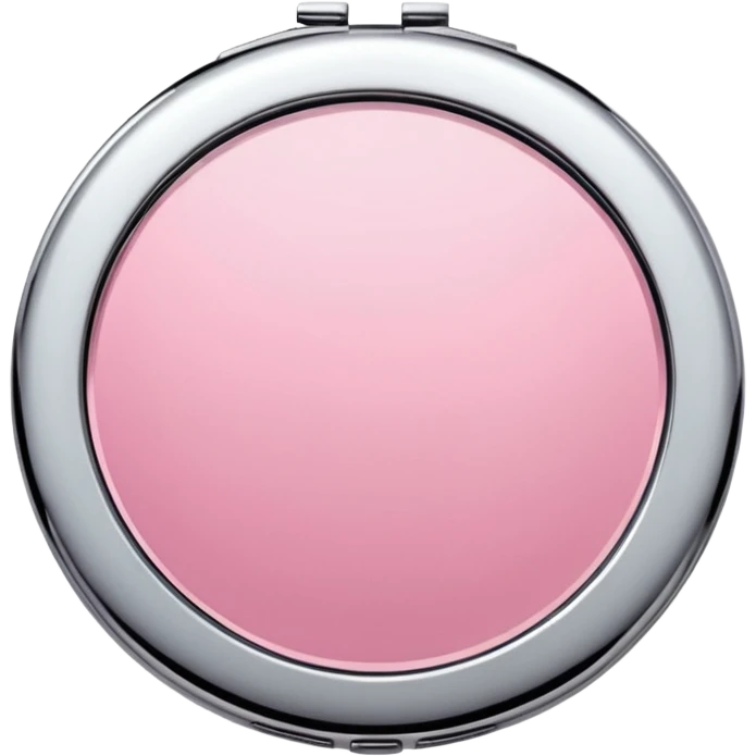 Blush compact mirror emoji