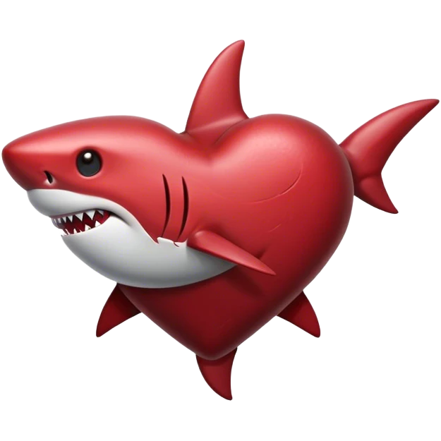 Shark heart emoji