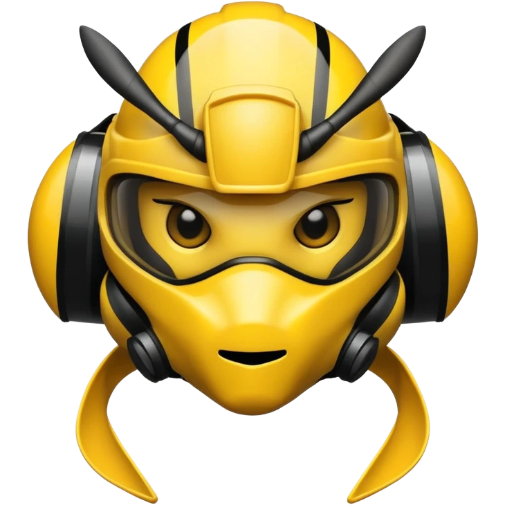 Frelon avec un casque emoji