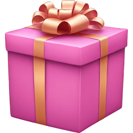 pink Wrapped Gift emoji