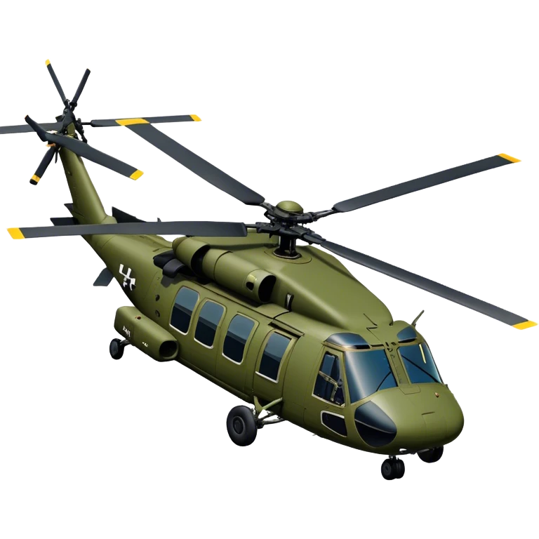 Sikorsky UH-60 Black Hawk - Sikorsky (Model Year: 2022) (Iconic colour: Olive green) emoji