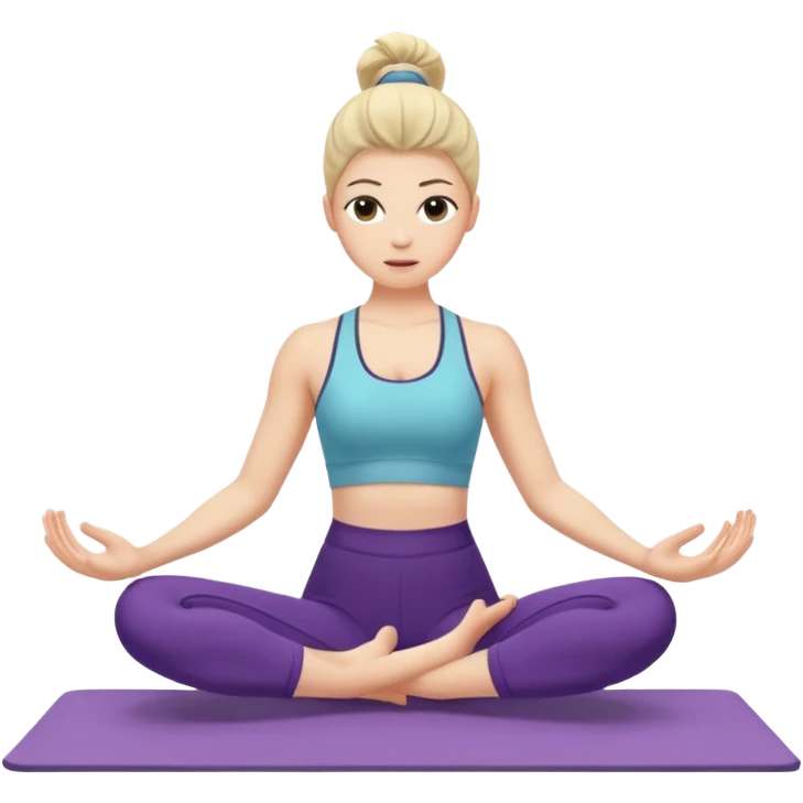 Pilates teaser emoji