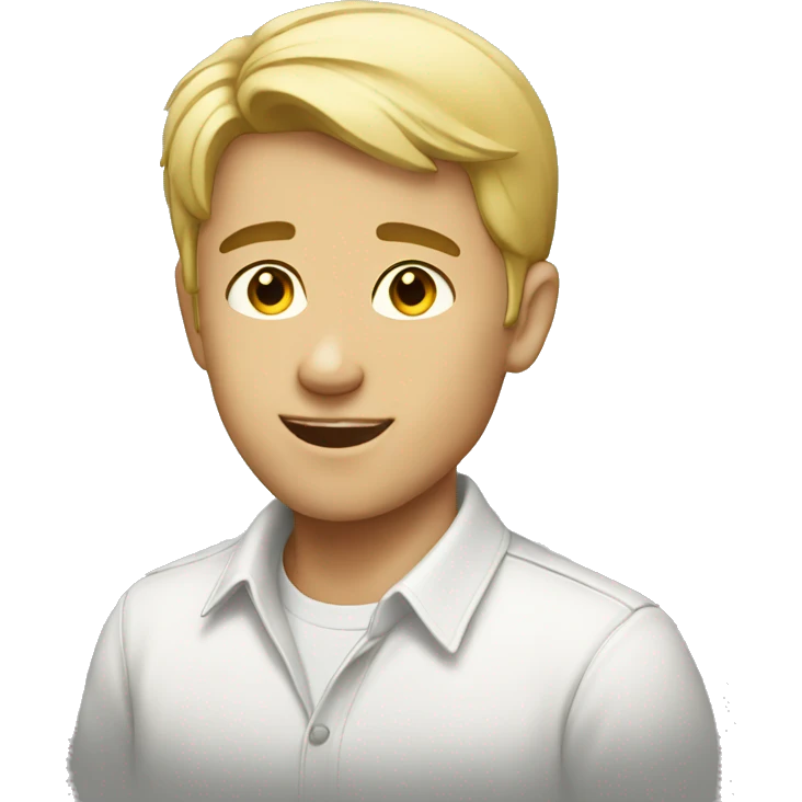 light white profile pic boy emoji