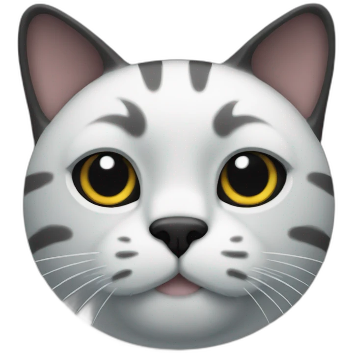 Musle glass cat emoji