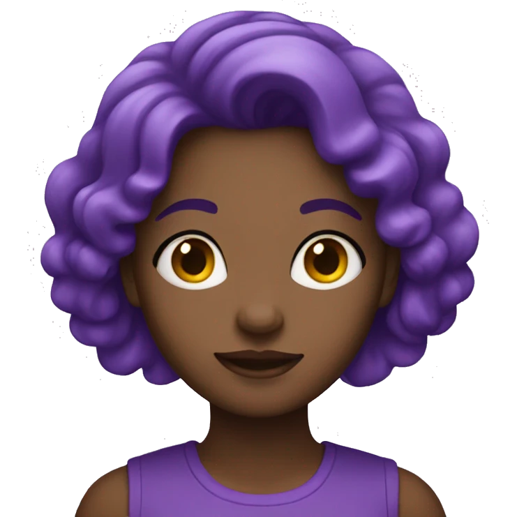 purple girl emoji