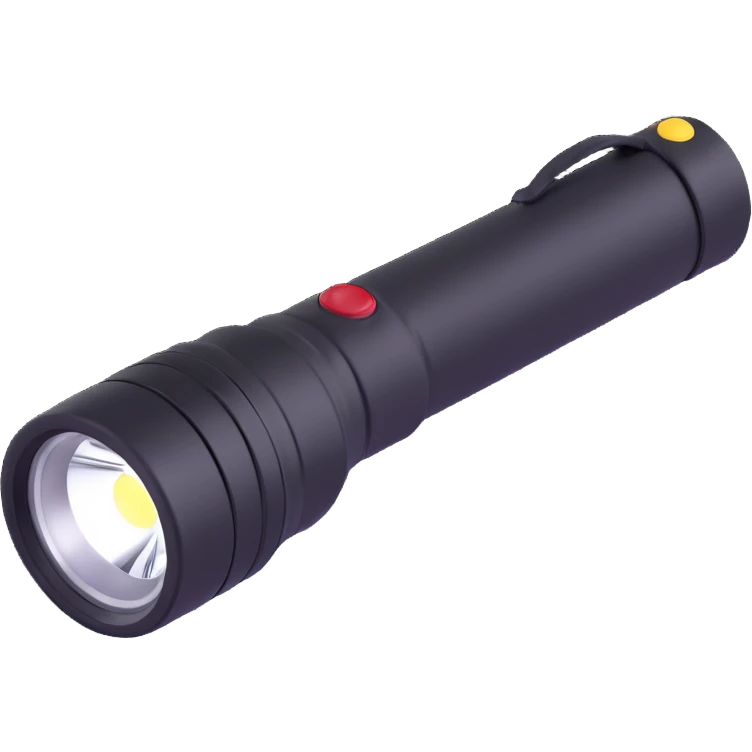 hiking flashlight emoji