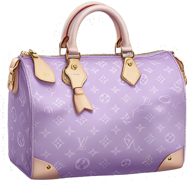 Light purple Louis Vuitton bag emoji