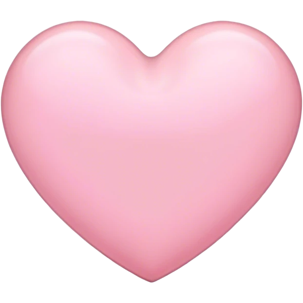 light pink heart emoji
