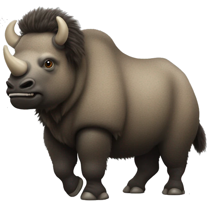 woolly-rhinoceros emoji