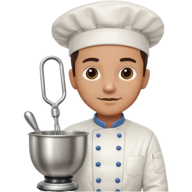 chef holding mixer emoji