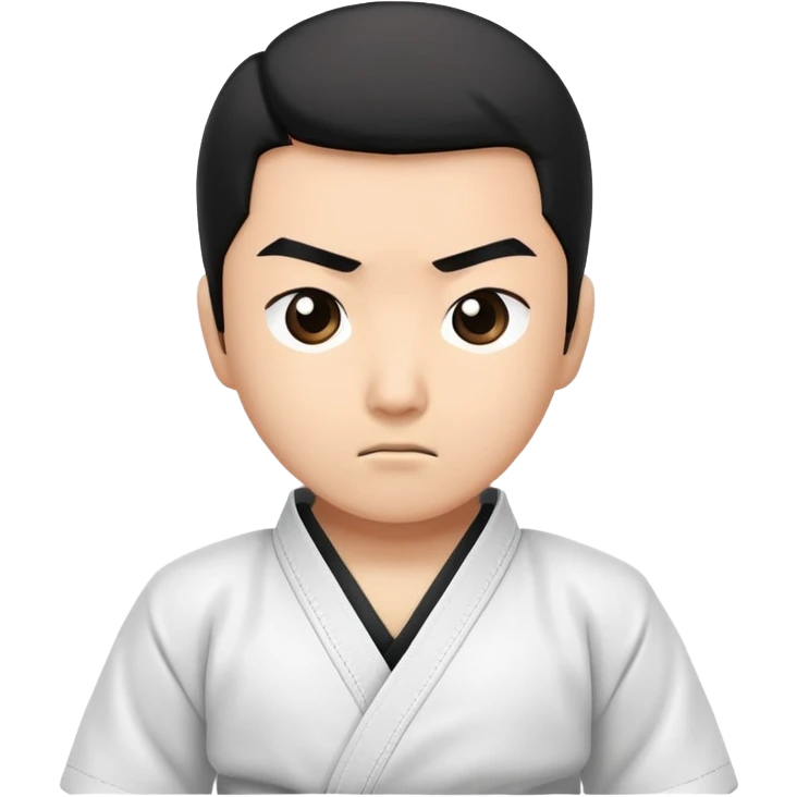 karate black belt character emoji