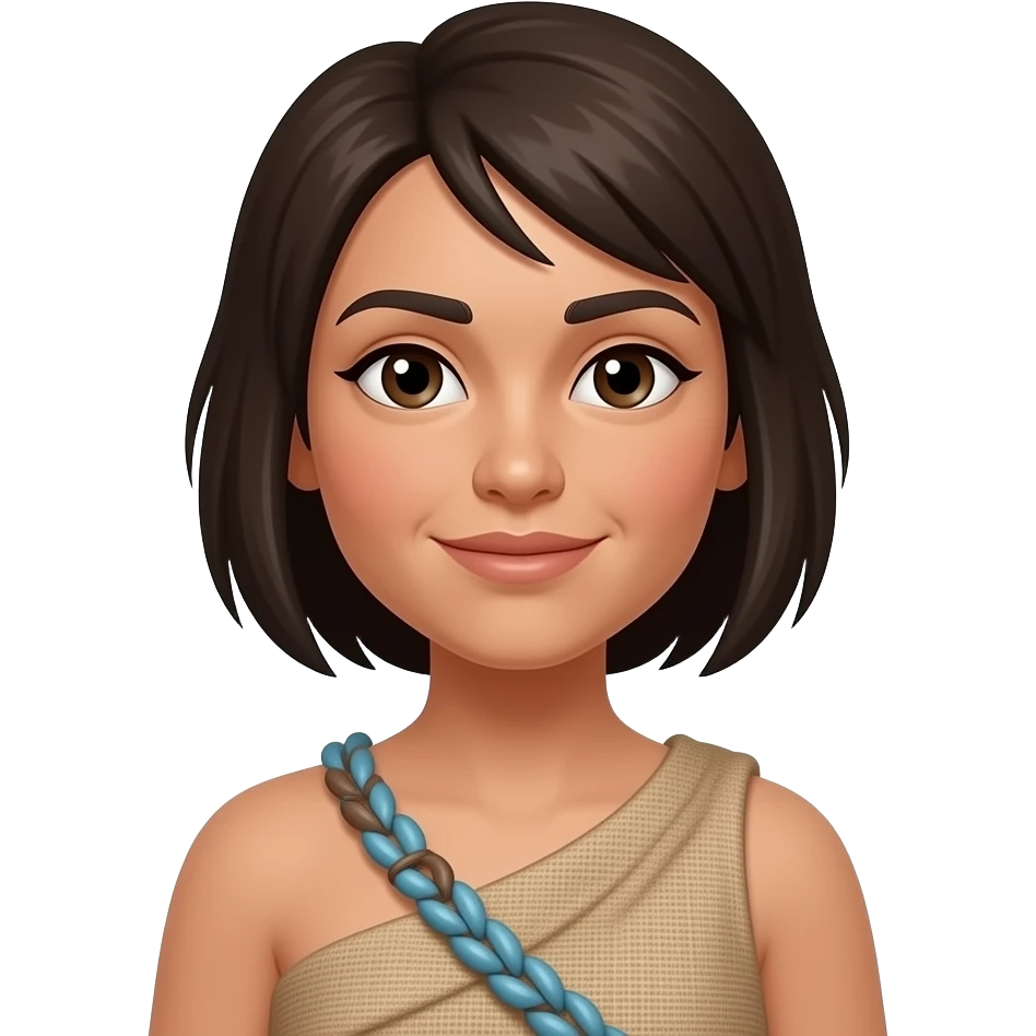 stone age woman emoji