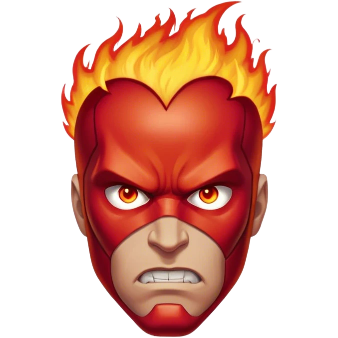 Human torch marvel emoji