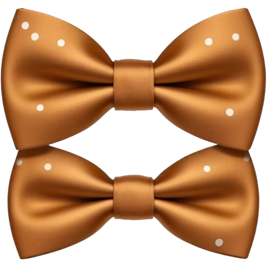 Cute brown Bowtie  emoji