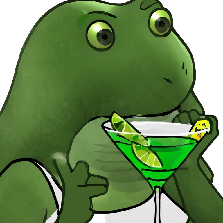 Mariah Carey drinking martini emoji