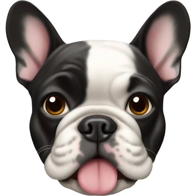 The French bulldog  emoji