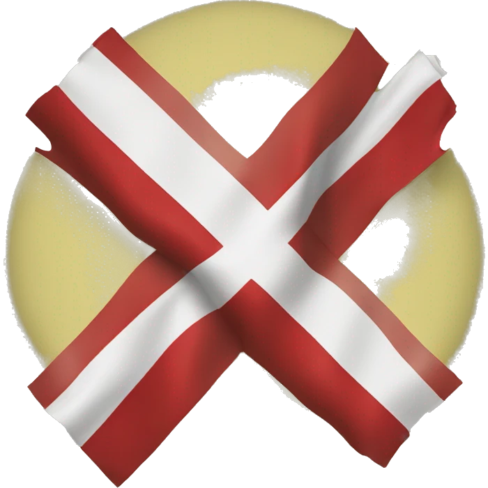 Denmark flag with yellow cross instead of white  emoji
