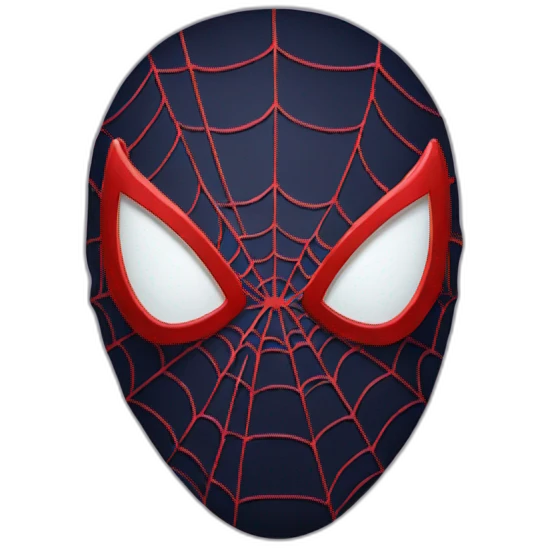 Spiderman mask emoji