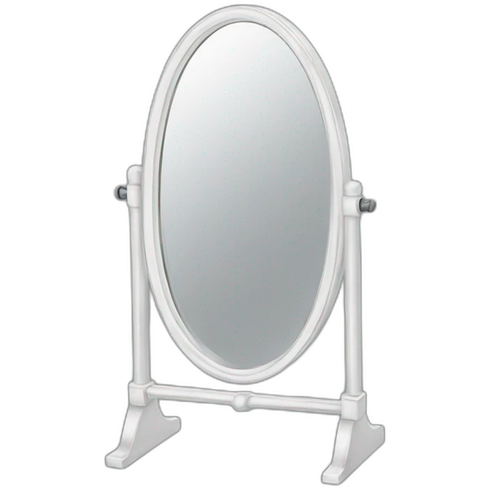 standing mirror emoji