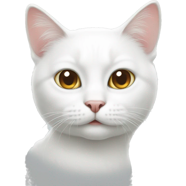 White cat emoji