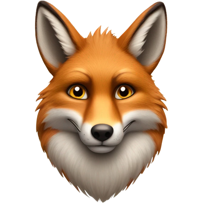 Furry renard qui a faim  emoji