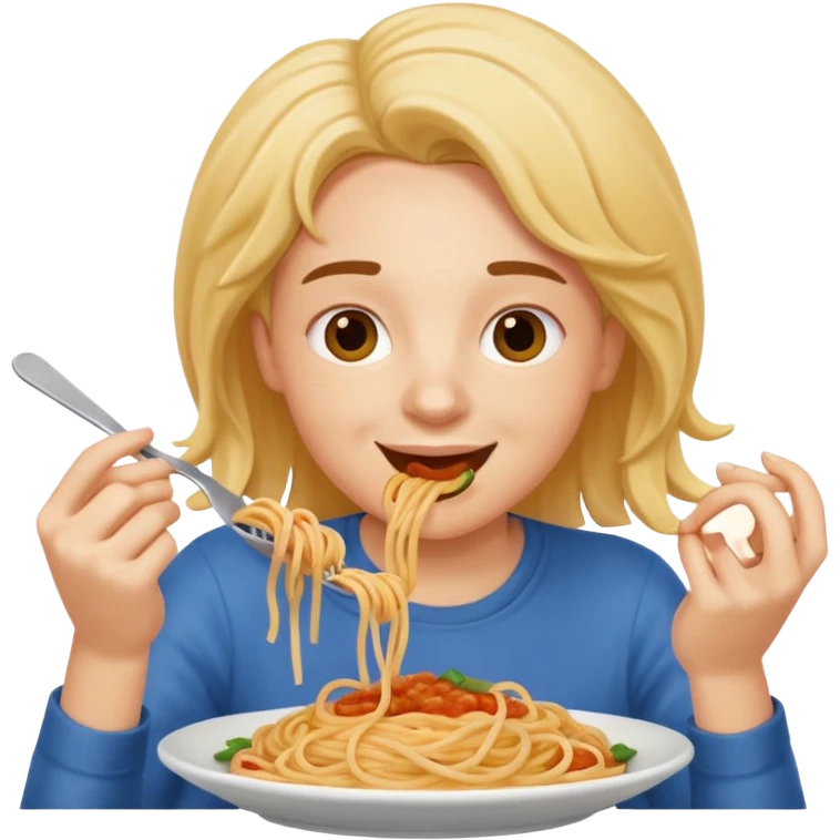 Tung tung sahur eating spaghetti  emoji