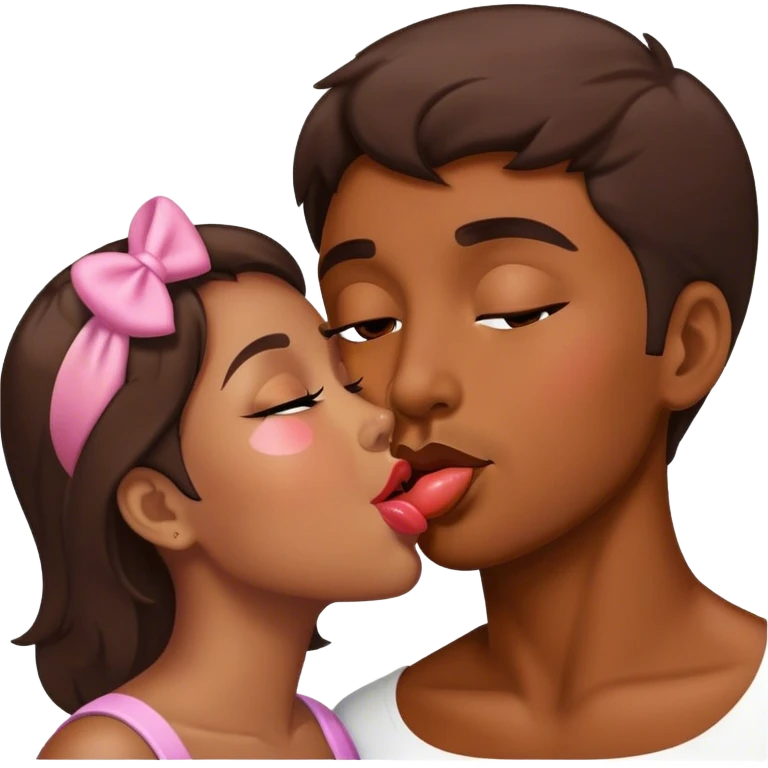 Dando besos emoji