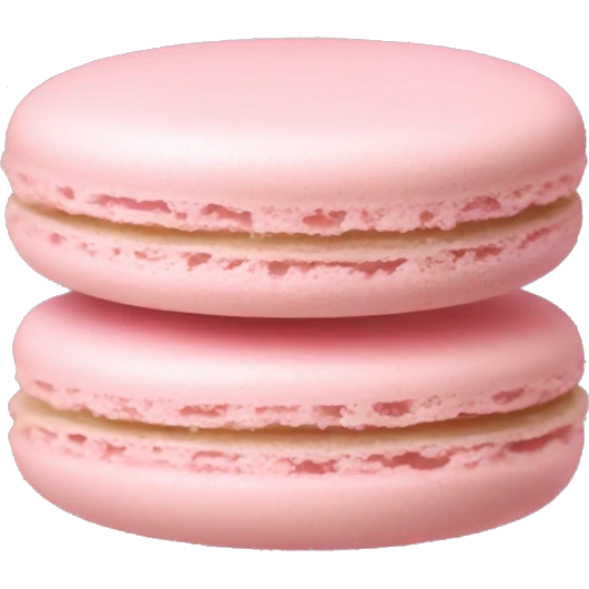 Light pink macaron emoji