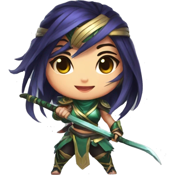 akali chibi league of legends emoji