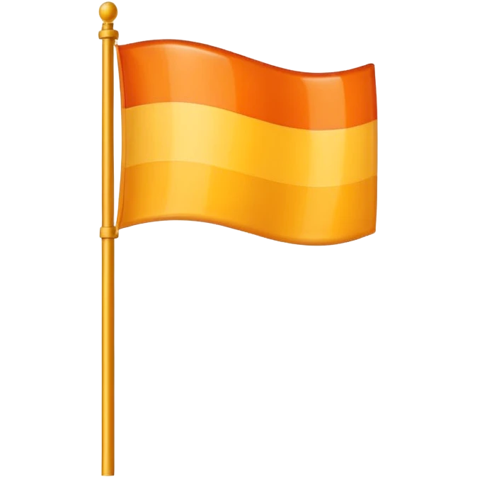 a flag with these colours : 🧡💛🤍🩵💙 from up to down emoji