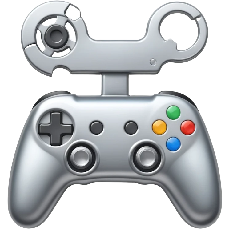 spanner icon within a gaming controller emoji