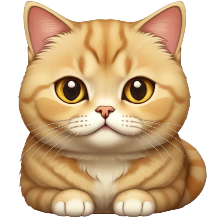 Golden Shaded british shorthair emoji