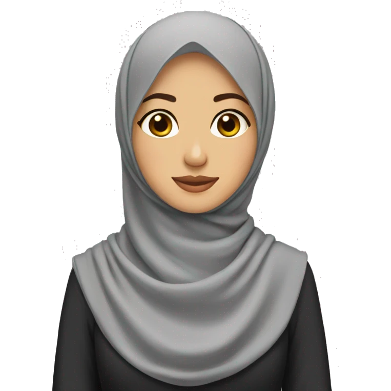 juragan perempuan hijab emoji