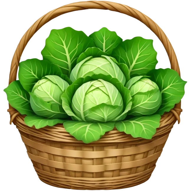 cabbage in basket emoji