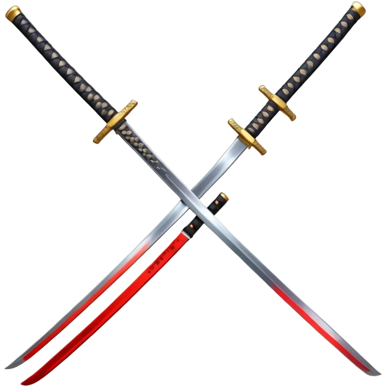 Famous Katana, full length chinese names on blade. emoji