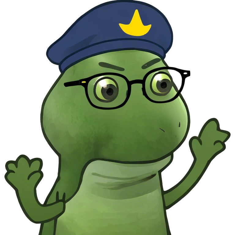 a leek with arms and eyes emoji