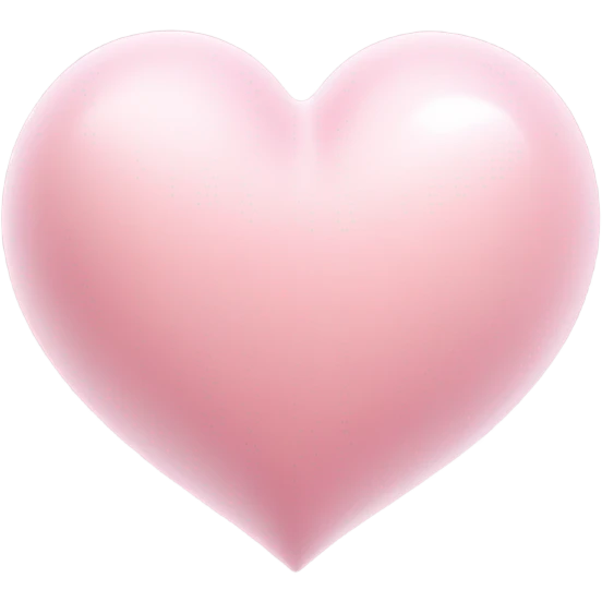 light pink heart emoji