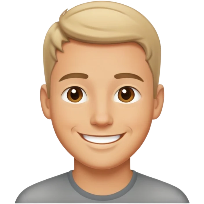 Gay white guy emoji