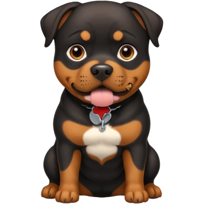 Pitt bull rottweiler emoji
