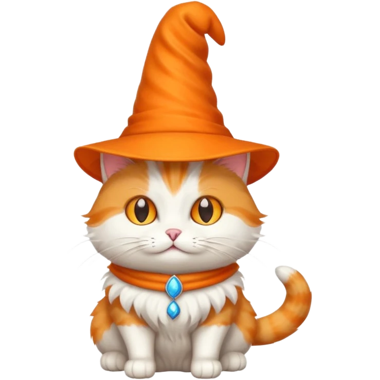 Cat in a magic hat emoji