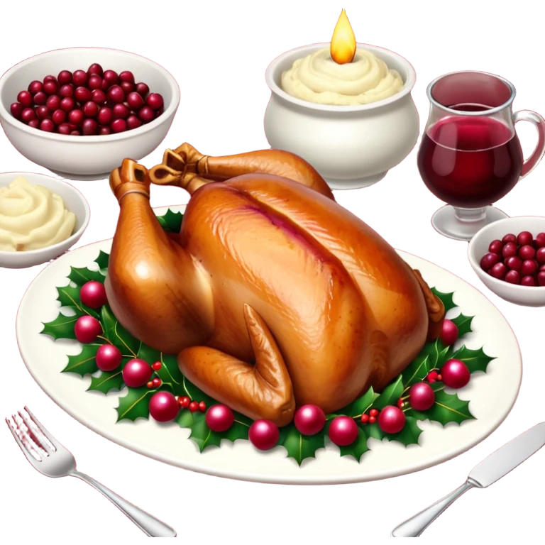 Christmas dinner emoji