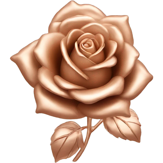 Rose gold emoji