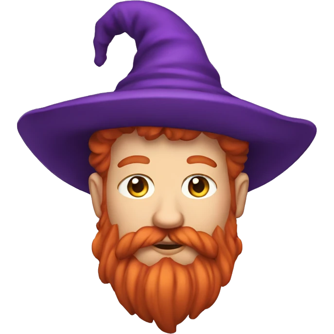 redbearded fat wizard purple clothes emoji