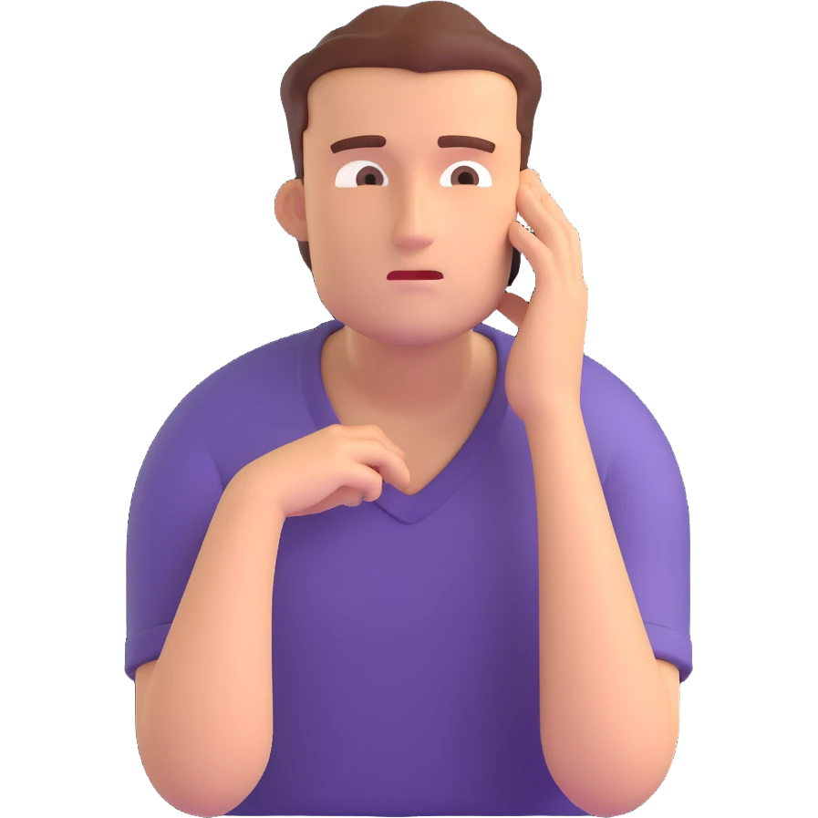 man thinking emoji