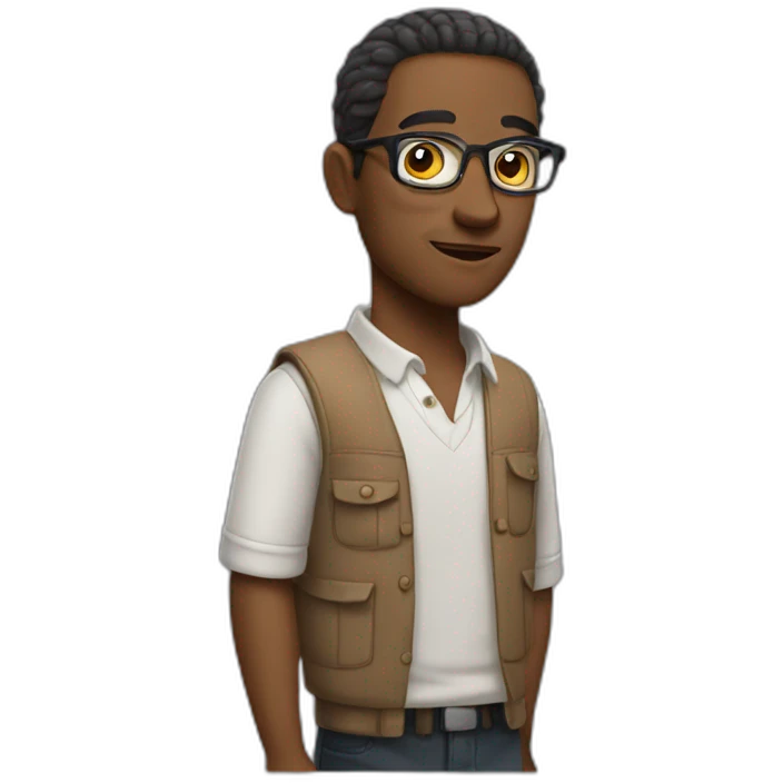 cool and smart person emoji